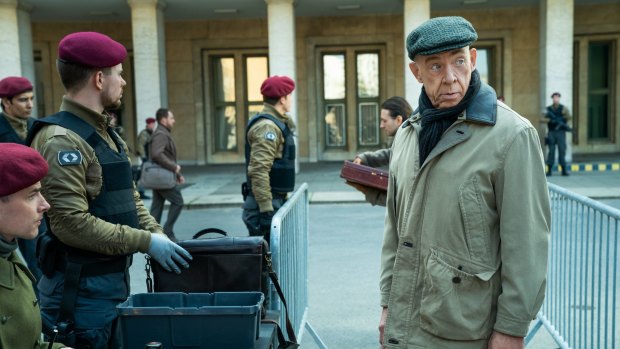 JK Simmons, whose facial features alone deserve an Oscar, stars in Counterpart.