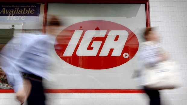 IGA supermarkets have been losing share to Aldi and Coles.

