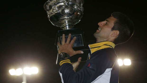 Champion ... Novak Djokovic.