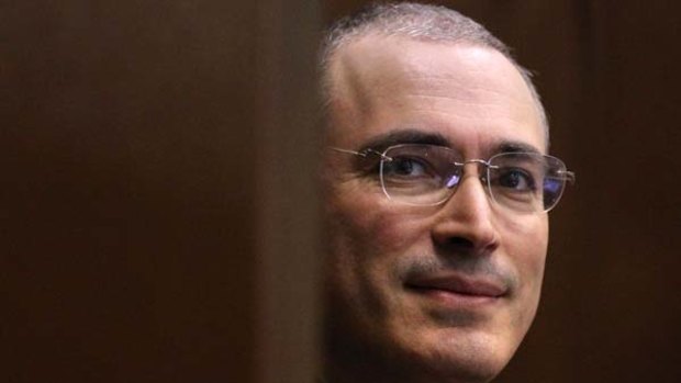Guilty ... Mikhail Khodorkovsky in court yesterday.