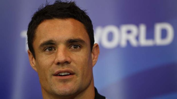 Tough break ... Dan Carter has been ruled out of the rest of the World Cup with a groin tear.