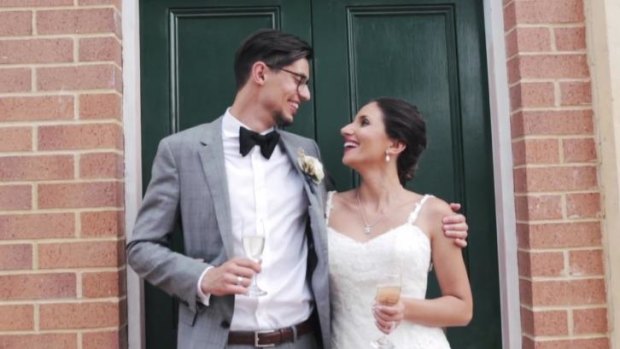 WA contestants Drasko and Bianca tied the knot in January.