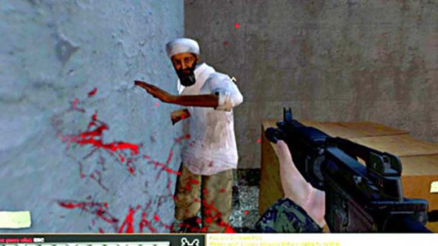 An unarmed bin Laden proves an easy target.