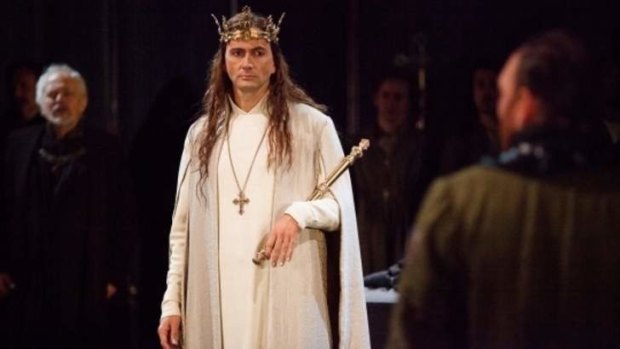 David Tennant in the Royal Shakespeare Company production of <i>Richard II</i>.