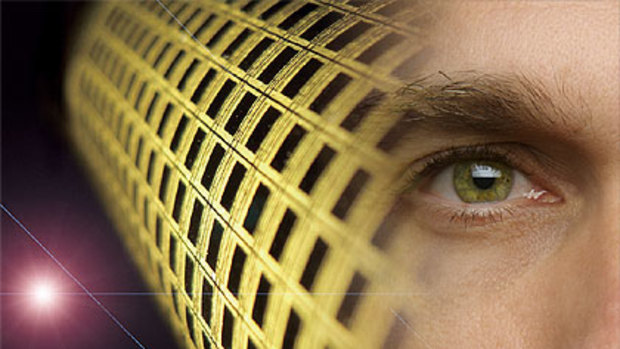 Electronic skin, shown here in an artist's image, is a step closer to reality.