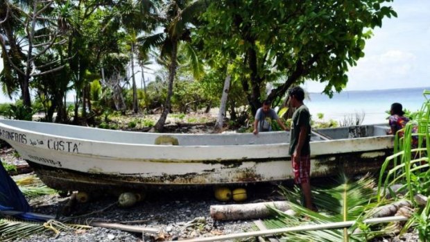 Washed up on the Marshall Islands: The boat Jose Salvador Alvarenga says he drifted in for 13 months.
