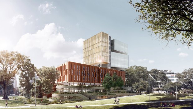 An artist's impression of the new Inner Sydney High School.