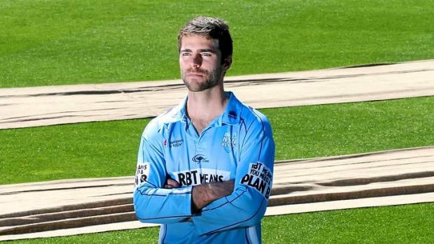 Mind over matter: NSW wicketkeeper-batsman Ryan Carters at the SCG.