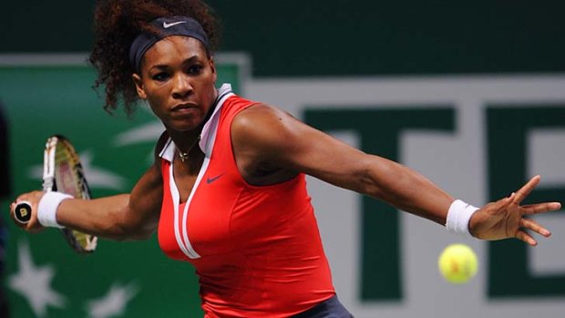 Serena Williams in action against Victoria Azarenka on the third day of the WTA championship in Istanbul,Turkey. "I think every time you step out on that court it's a brand new time and there really is no edge," Williams said.