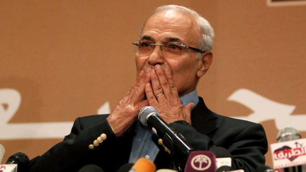 Confident ... Ahmed Shafiq says he will be president.