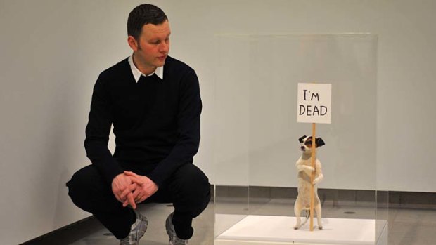 Brain activity: David Shrigley and <i>I'm Dead</i>, from his Turner Prize-nominated exhibition.