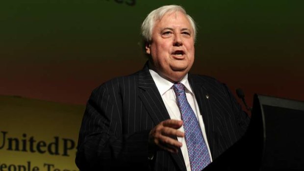 "There will be a new change in the dynamic of Australian politics.": Clive Palmer.