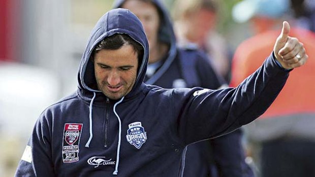Under siege ... criticism of Andrew Johns has continued unabated since his Origin camp outburst.