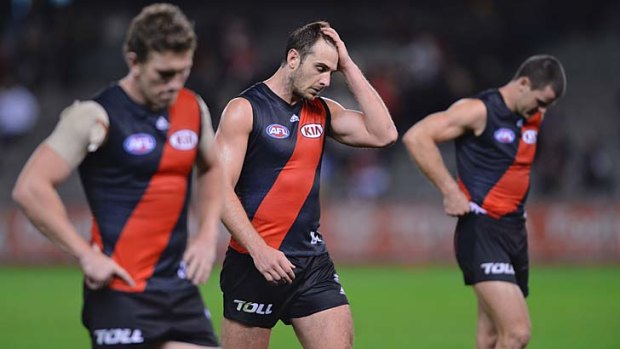 Bomber skipper Jobe Watson has been under pressure since his admission.