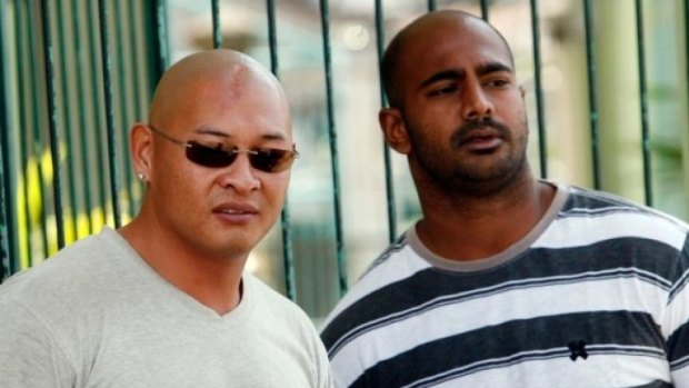 Australian Andrew Chan (L) and Myuran Sukumaran (R) face execution.
