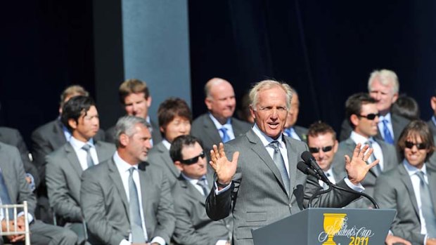 Greg Norman... lone speaker who could not manoeuvre around potential pitfalls.