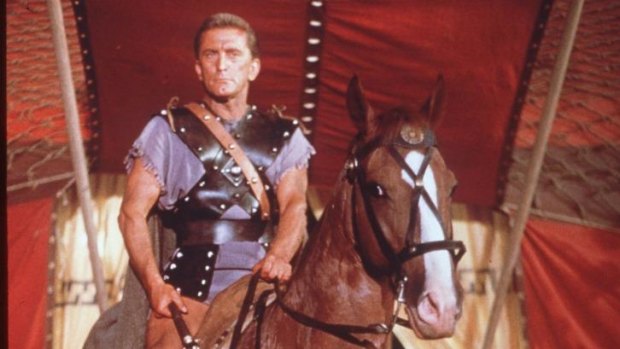 Kirk Douglas both starred in <i>Spartacus</i> and owned the company that produced it.