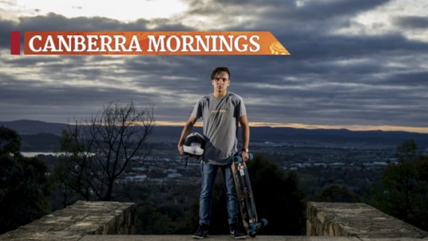 Connor Nonas is ranked 25th in the world in downhill skateboarding. 