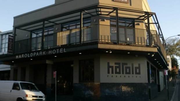The Harold Park Hotel in Glebe.