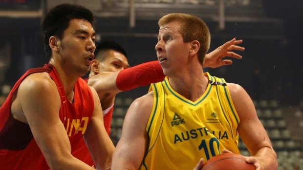 Brock Motum scored 10 points in the Boomers' loss.