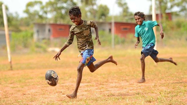 These Wadeye boys could be AFL stars of the future. All they need is a bit of help.