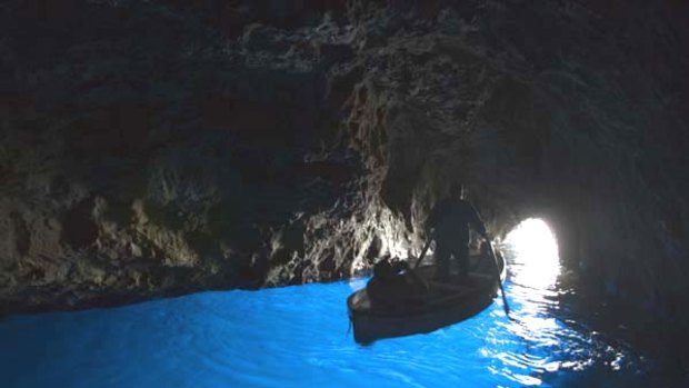 Azure allure ... the Blue Grotto.