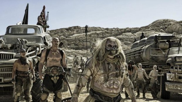 Hugh Keays-Byrne (right) is Immortan Joe in the latest Mad Max film.