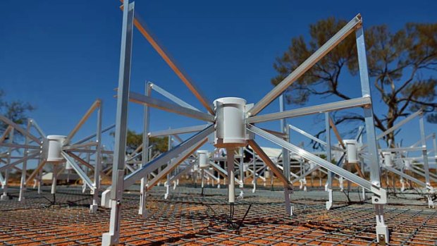 The Murchison Widefield Array radio telescope.