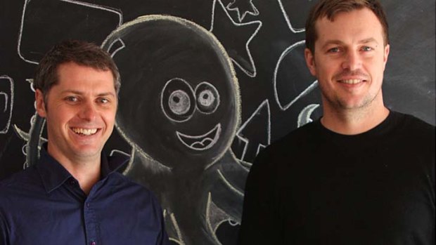 INKids founders Jude Novak, left, and John McCann.