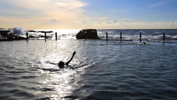 A swimmer enjoys clean conditions at Mahon Pool in Sydney's East. MetEye will provide hyper-local forecasts. 
