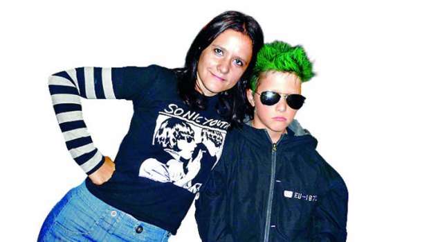Like mother, like son … Jo Case with her son Leo.