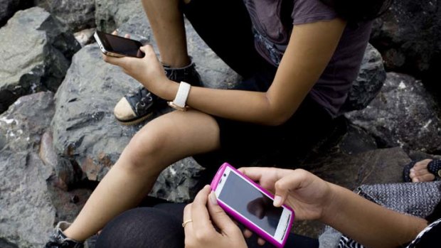Spreading rumours ... smartphones are facilitating cyber-bullying, according to an Australian psychologist.