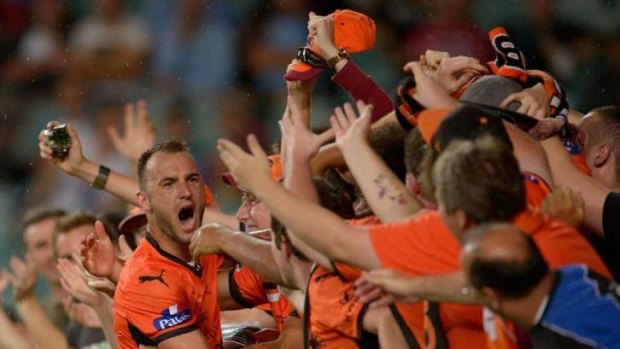 Brisbane Roar fans are expected to give noisy Wanderers supporters a run for their money.