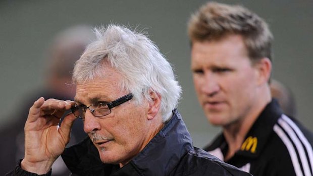 Mick Malthouse: holding an ace.