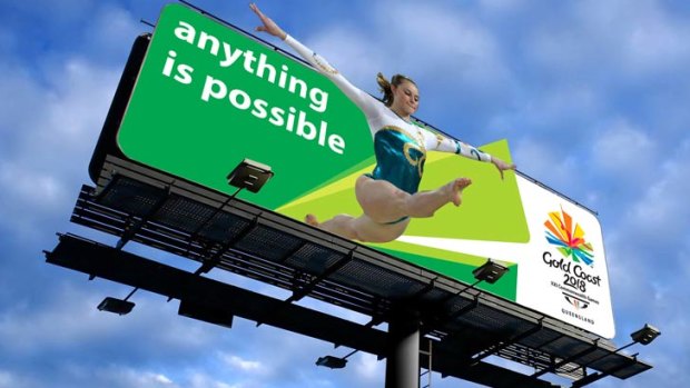 An example of a Commonwealth Games billboard.