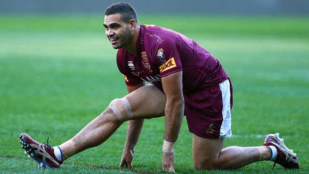 "Greg’s a great player and playing the best he has ever played so it would be silly for us not to get him the ball as much as possible, so we will be doing that’’: Billy Slater on Maroon's teammate Greg Inglis.