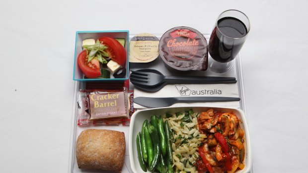 It's cheaper for airlines to use light plastic cutlery and cups.