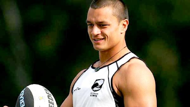 Sam Perrett at Kiwis training in Melbourne.