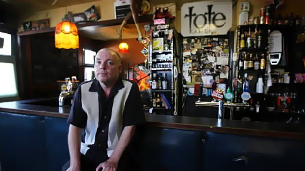 Bruce Milne, licensee of the Tote Hotel in Collingwood, which will close next week.