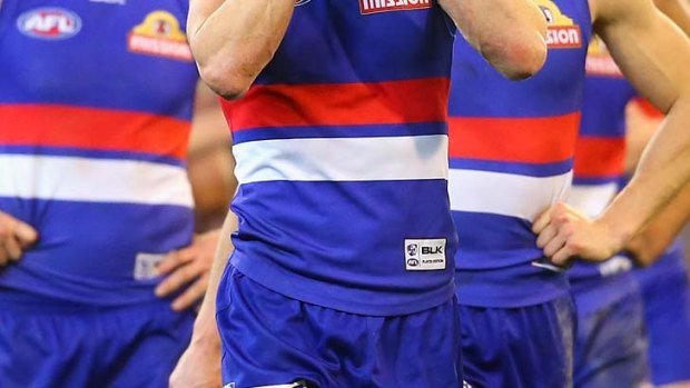 The Western Bulldogs lose by seven points in the elimination final.