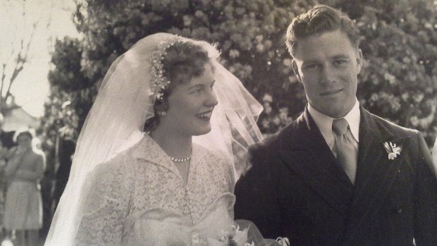 Queanbeyan's Shirley Wicks married Peter Long's grandson, Tommy Byrne, on September 13, 1952.