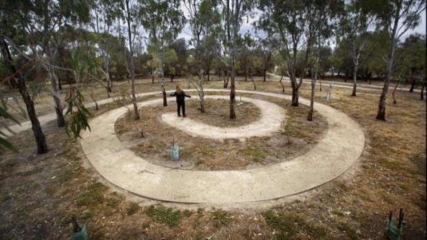 Environmental sculpture <i>A Forest For Australia.</i>