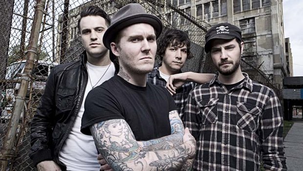 Men of their words &#8230; as Gaslight Anthem, Alex Levine, Brian Fallon, Alex Rosamilia and Ben Horowitz perform with compelling passion.