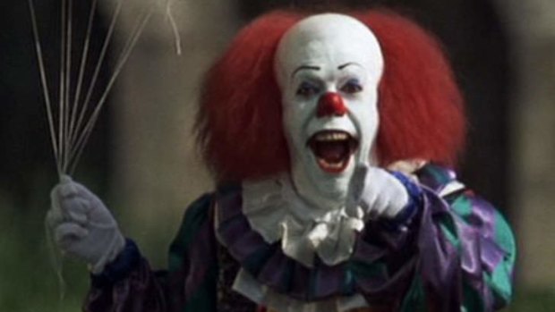 Pennywise The Clown from the movie IT, based on the novel by Stephen King.