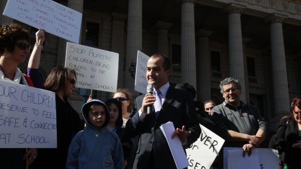 ALP Education spokeman James Merlino has yet to address the issue of Victorian schools lagging behind other states in the funding of specialist and classroom programs.    