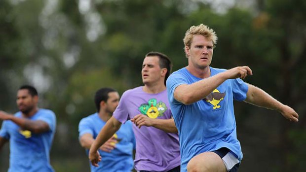 One game at a time ... Aiden Tolman readies for the premiers.