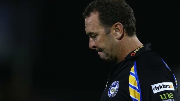 Tough season: Parramatta coach Ricky Stuart.