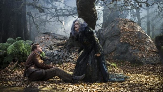 Witchery: James Corden and Meryl Streep star in Into the Woods.