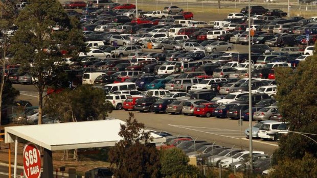 Sky high ... Parking at Melbourne Airport just got much  more expensive.