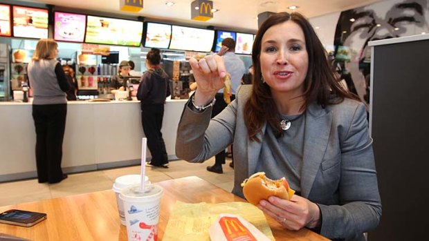 "I've worked in McDonald's for 28 years" ... Catriona Noble, CEO of McDonald's Australia.